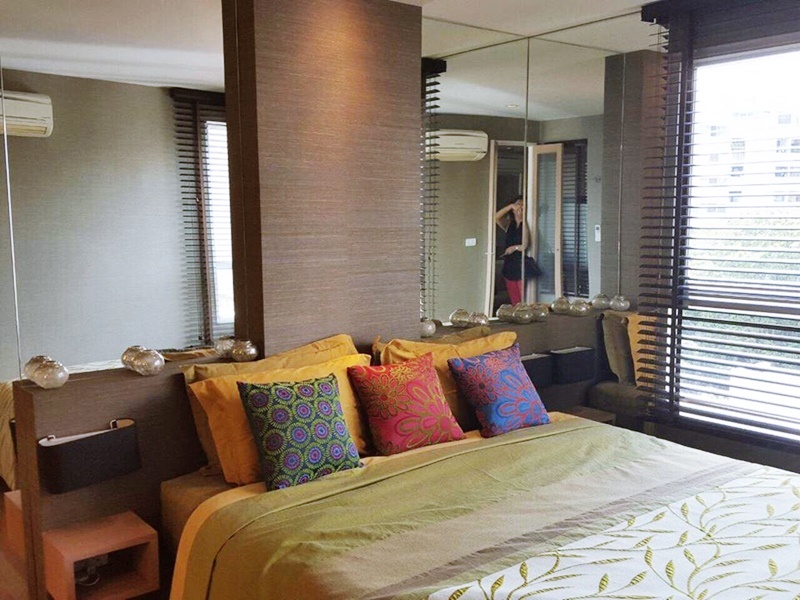 ให้เช่าคอนโด เดอะ โคลเวอร์ ทองหล่อ พื้นที่ 39.94 ตร.ม. 1 ห้องนอน เช่า 18,000 บ/ด