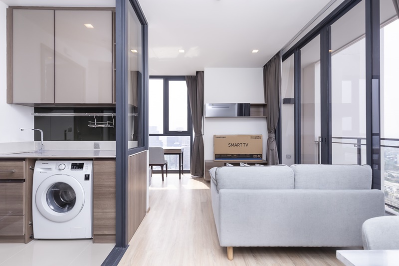 ให้เช่าคอนโด เดอะ ไลน์ พหลฯ-ประดิพัทธ์ พื้นที่ 40.28 ตร.ม. 1-2 ห้องนอน เช่า 24,000-40,000 บ/ด