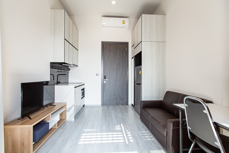 ให้เช่าคอนโด เดอะไลน์ สุขุมวิท 101 พื้นที่ 27.43 ตร.ม. 1 ห้องนอน เช่า 14,000 บ/ด