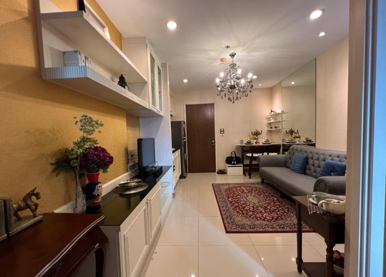 ให้เช่าคอนโด ไอวี่ ริเวอร์ ราษฎร์บูรณะ พื้นที่ 35 ตร.ม. 1 ห้องนอน เช่า 12,000 บ/ด