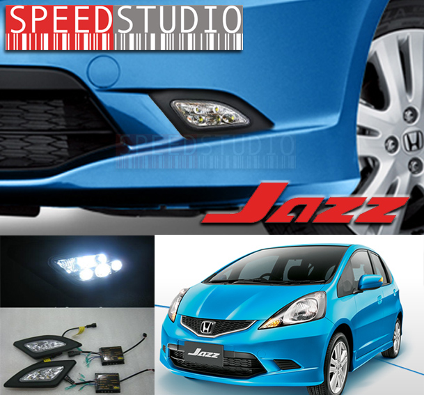 DRL Day time running Light LED Honda jazz 2008-2011 ฮอนด้า แจ๊ส SV ตัวท๊อป