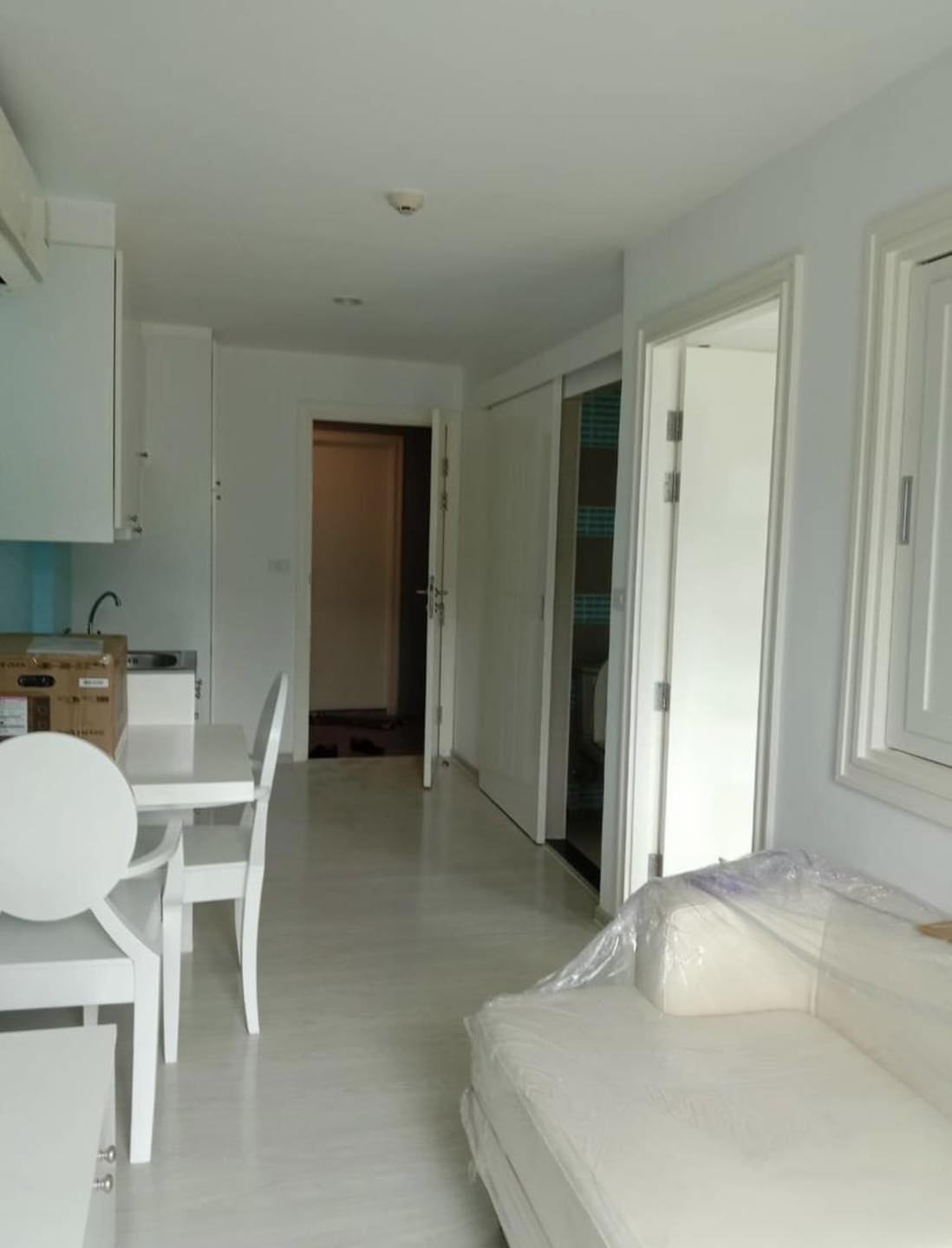 ให้เช่า พาร์ค เอกโซ เกษตร นวมินทร์ 33 ตร.ม 1 ห้องนอน วิวสระ ราคา 9,000 บาท/เดือน