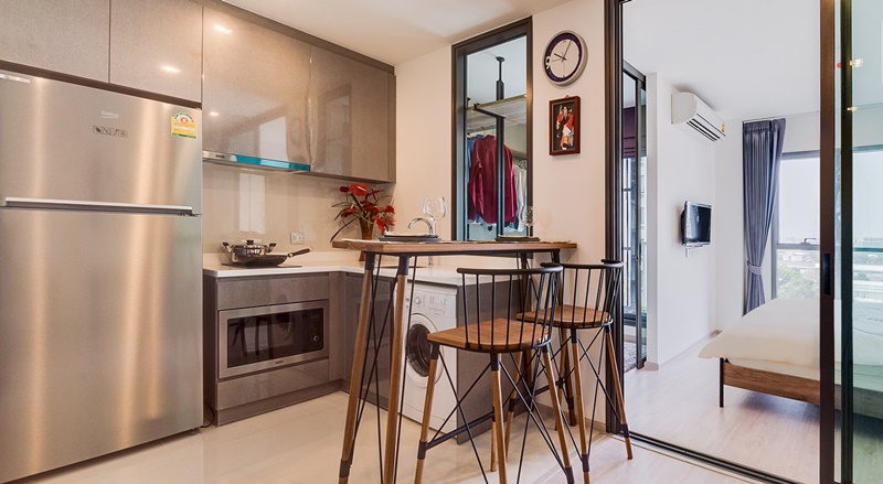 ขายคอนโด ริธึ่ม รางน้ำ พื้นที่ 35.28 ตร.ม. 1 ห้องนอน ขาย 6.9 ล้านบาท