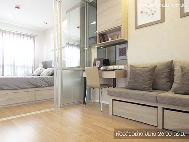 ให้เช่าคอนโด ลุมพินี วิลล์ อ่อนนุช-พัฒนาการ พื้นที่ 26 ตรม. 1 ห้องนอน เช่า 8,500 บ/ด