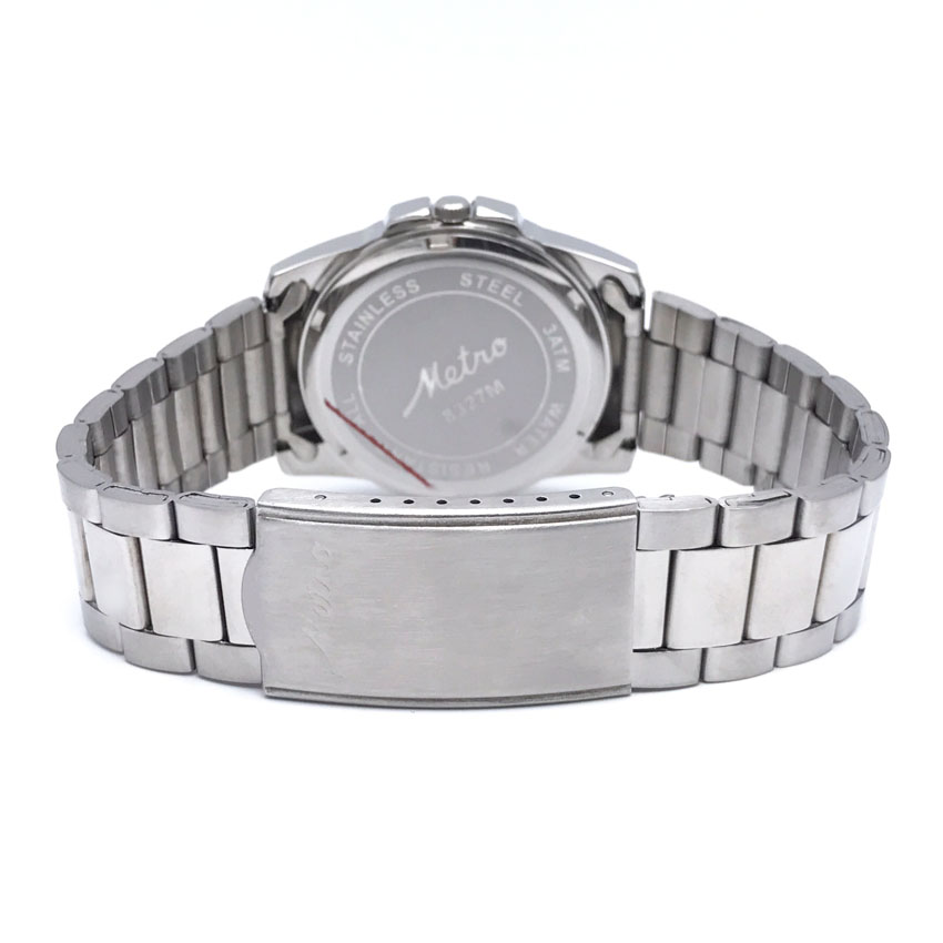 Metro นาฬิกาข้อมือผู้ชายสแตนเลสสตีล รุ่น 8327M-SBL