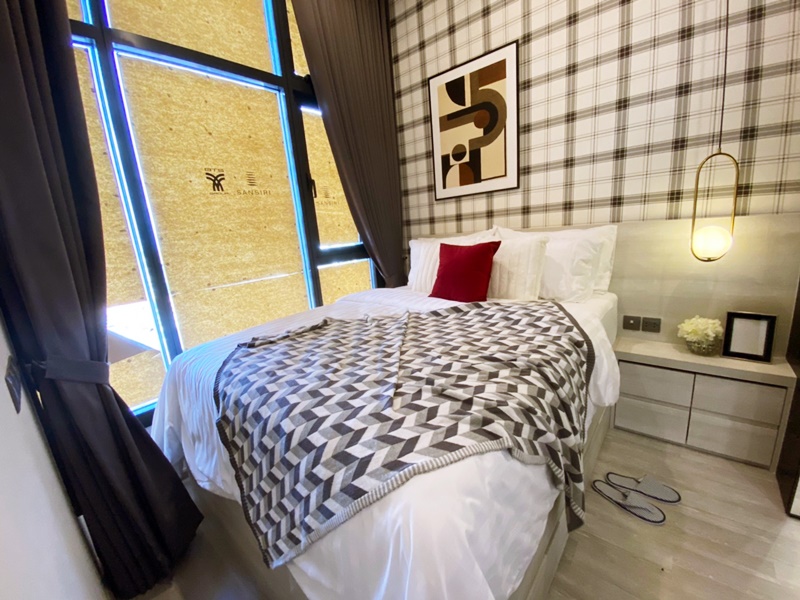 ให้เช่าคอนโด เดอะไลน์ สุขุมวิท 101 พื้นที่ 27.51 ตร.ม. 1 ห้องนอน เช่า 14,000 บ/ด