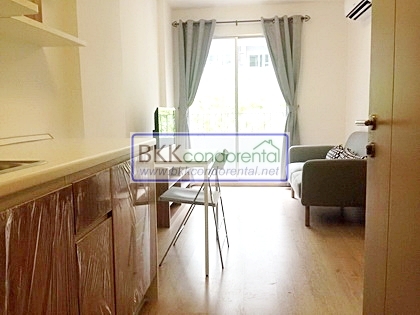 ให้เช่าคอนโด เอลลิโอ ชั้น 3 พื้นที่ 30 ตรม. 1 ห้องนอน