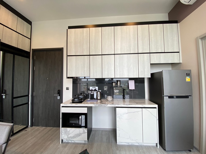 ให้เช่าคอนโด เดอะไลน์ สุขุมวิท 101 พื้นที่ 32.73 ตร.ม. 1 ห้องนอน เช่า 18,000 บ/ด