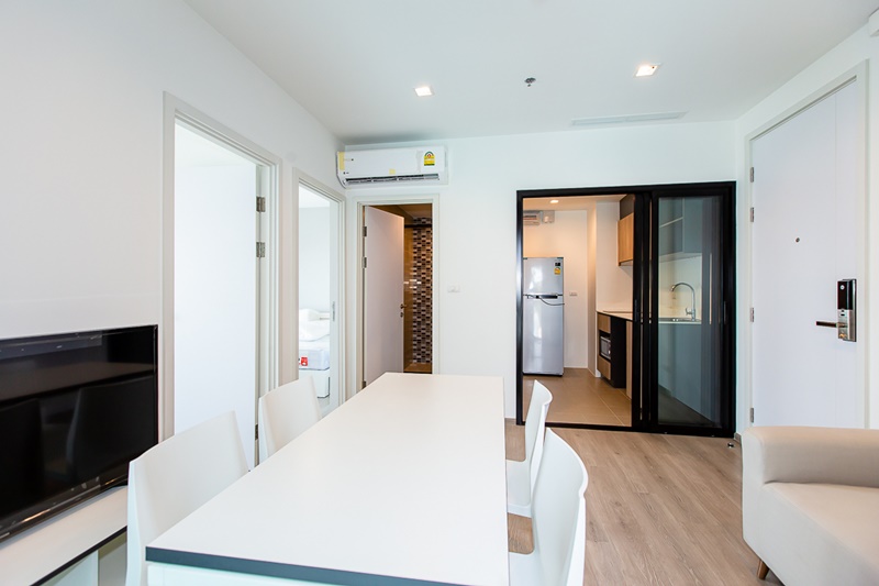 ให้เช่าคอนโด เดอะเบส เพชรเกษม พื้นที่ 44.87 ตร.ม. 2 ห้องนอน เช่า 19,000 บ/ด