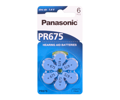 ถ่านเครื่องช่วยฟัง Panasonic เบอร์ 675