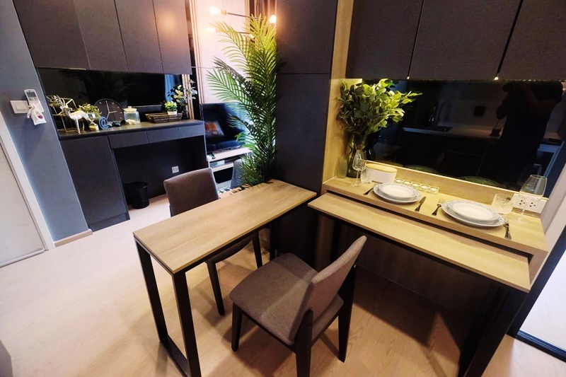 ให้เช่าคอนโด เดอะทรี สุขุมวิท 71-เอกมัย พื้นที่ 35 ตรม. 1 ห้องนอน เช่า 16,500 บาท/เดือน