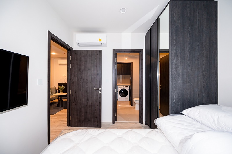 ให้เช่าคอนโด เอ็กซ์ที ห้วยขวาง พื้นที่ 35.09 ตร.ม. 1 ห้องนอน เช่า 16,500 บ/ด