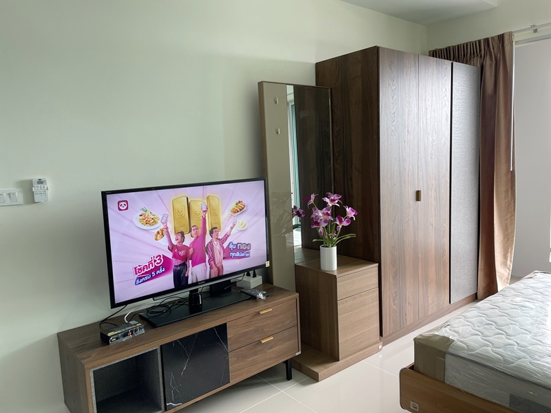ให้เช่าคอนโด อัสสกาญจน์ เพลส ศรีนครินทร์ พื้นที่ 28.6 ตร.ม. 1 ห้องนอน เช่า 8,700 บ/ด