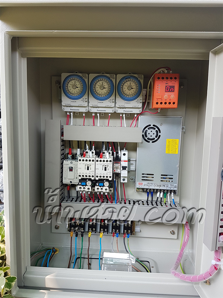 น้ำพุต้นสน บ่อทรงสี่เหลี่ยม คุณกอล์ฟ บ้าน นันทวัน พระราม9 - ศรีนครินทร์