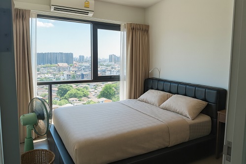 ให้เช่าคอนโด เดอะ สเตจ เตาปูน อินเตอร์เชนจ์ พื้นที่ 35 ตร.ม. 1 ห้องนอน เช่า 12,000 บ/ด