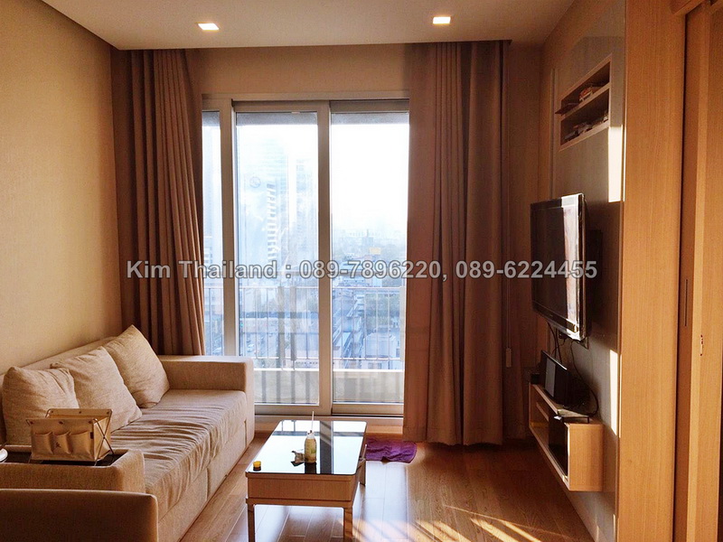 ให้เช่าคอนโด ดิ แอดเดรส อโศก พื้นที่ 45 ตร.ม. 1 ห้องนอน ให้เช่า 29,000 บ/ด