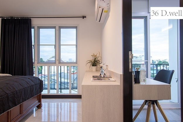 ให้เช่าคอนโด 36 ดี.เวล พื้นที่ 80 ตร.ม. 2 ห้องนอน เช่า 25,000 บ/ด