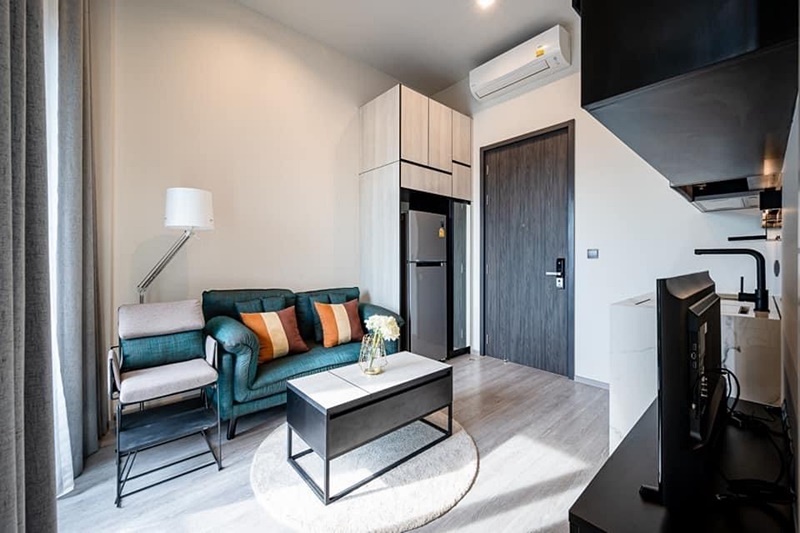 ให้เช่าคอนโด เดอะไลน์ สุขุมวิท 101 พื้นที่ 27.51 ตร.ม. 1 ห้องนอน เช่า 14,000 บ/ด