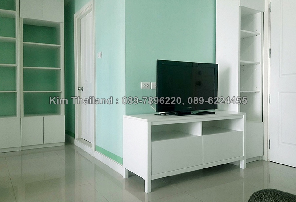 ให้เช่าคอนโด ลุมพินี เพลส พระราม 9 ตึก A พื้นที่ 37 ตร.ม. 1 ห้องนอน เช่า 14,000 บ/ด