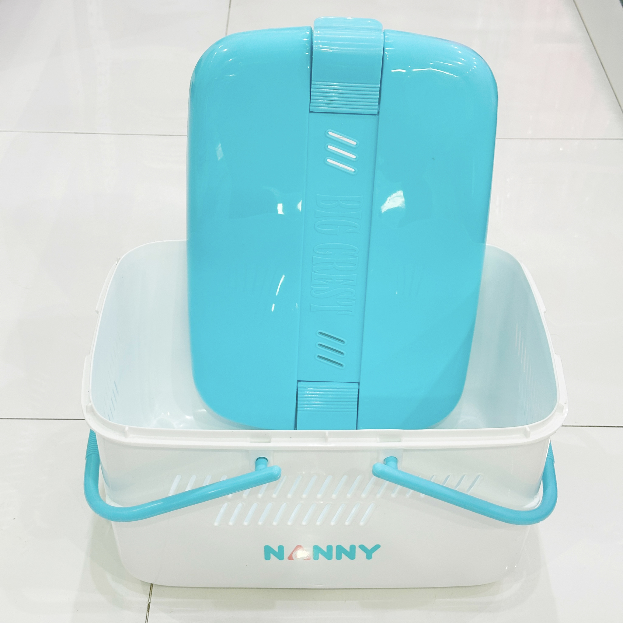 Nanny ตะกร้าใส่ของเตรียมคลอด ตะกร้าเอนกประสงค์ ขนาด 18 ลิตร