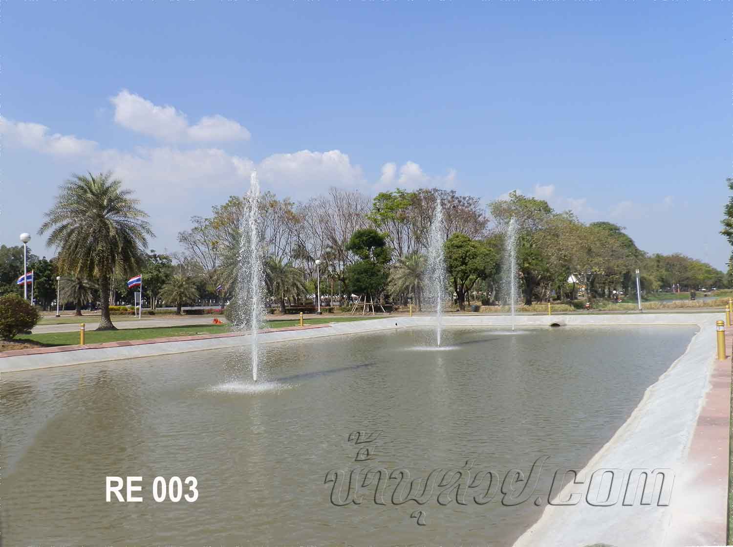 ชุดน้ำพุขาตั้ง ทรงต้นสน ยิงสูง 5.00 ม.ที่ราบ 11