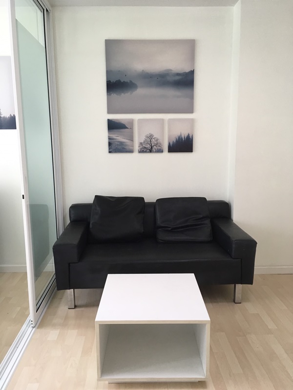 ให้เช่า ดีคอนโด รามอินทรา พื้นที่ 32 ตร.ม. สตูดิโอ เช่า 7,500 บ/ด