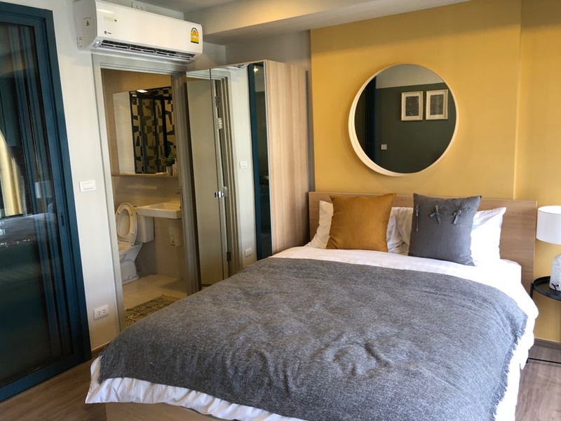 ให้เช่าคอนโด เดอะ เบส สุขุมวิท 50 พื้นที่ 26 ตร.ม. 1 ห้องนอน เช่า 12,000 บ/ด