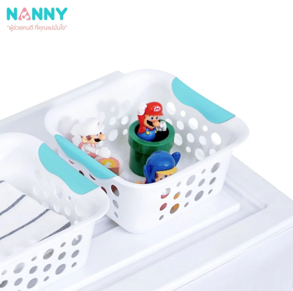 Nanny แนนนี่ ลิ้นชัก อเนกประสงค์ 4 ชั้น รุ่น S4-2998 ลาย Family สำหรับเก็บของเล่น ของใช้ เสื้อผ้าเด็ก