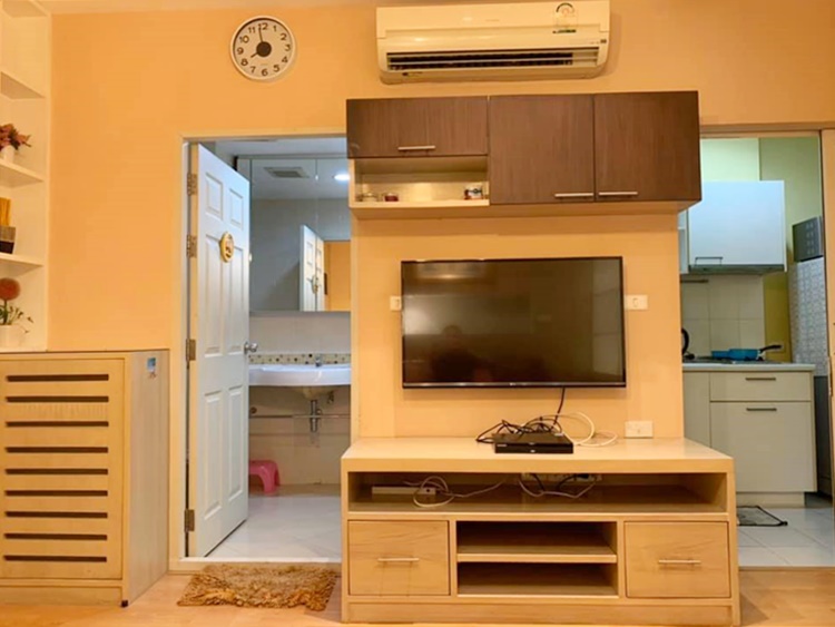 ให้เช่าคอนโด ไลฟ์ แอท รัชดา พื้นที่ 35 ตร.ม. 1 ห้องนอน เช่า 14,000 บ/ด