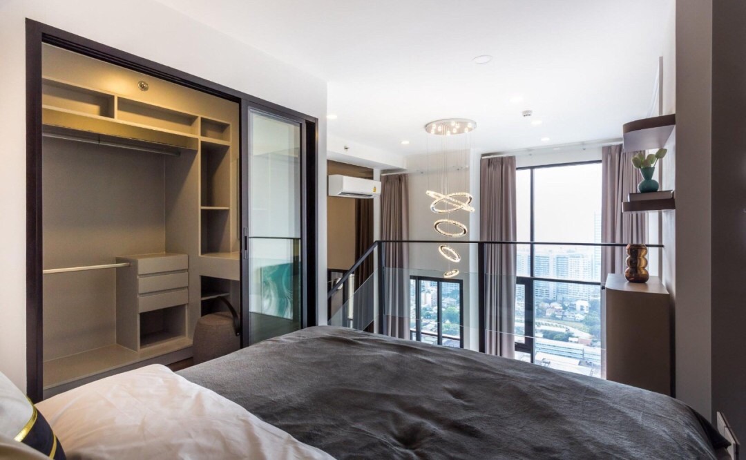 ให้เช่า ไนท์บริดจ์ สเปซ รัชโยธิน 38 ตร.ม Duplex 1 ห้องนอน ราคา 35,000 บาท/เดือน