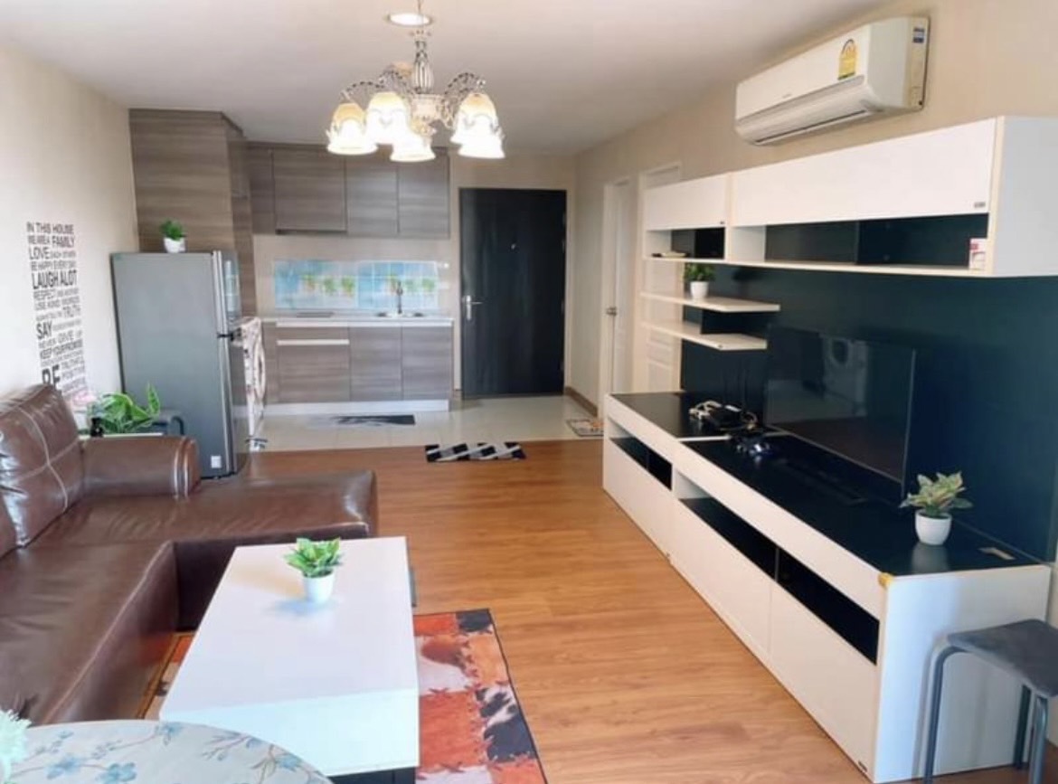 ให้เช่าคอนโด เบลล์ แกรนด์ พระราม 9 พื้นที่ 49.05 ตร.ม. 1 ห้องนอน เป็นห้องแบบมีประตูกั้นห้อง