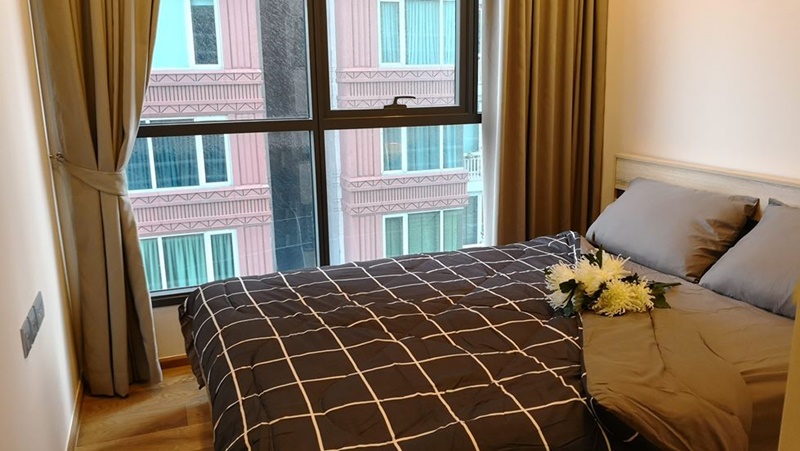 ให้เช่าคอนโด คิว ชิดลม-เพชรบุรี พื้นที่ 63 ตร.ม. 2 ห้องนอน เช่า 35,000 บ/ด