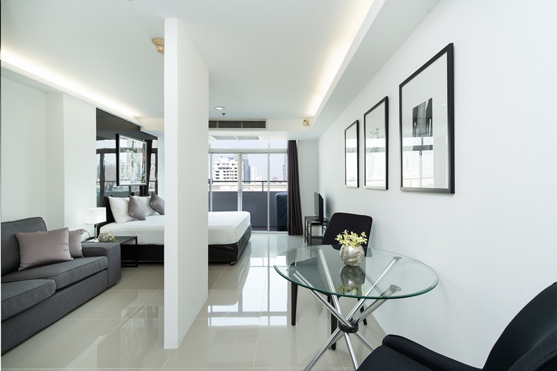 ให้เช่าคอนโด เดอะ แคปิตอล สุขุมวิท 30/1 พื้นที่ 35 ตร.ม. สตูดิโอ เช่า 18,000 บ/ด