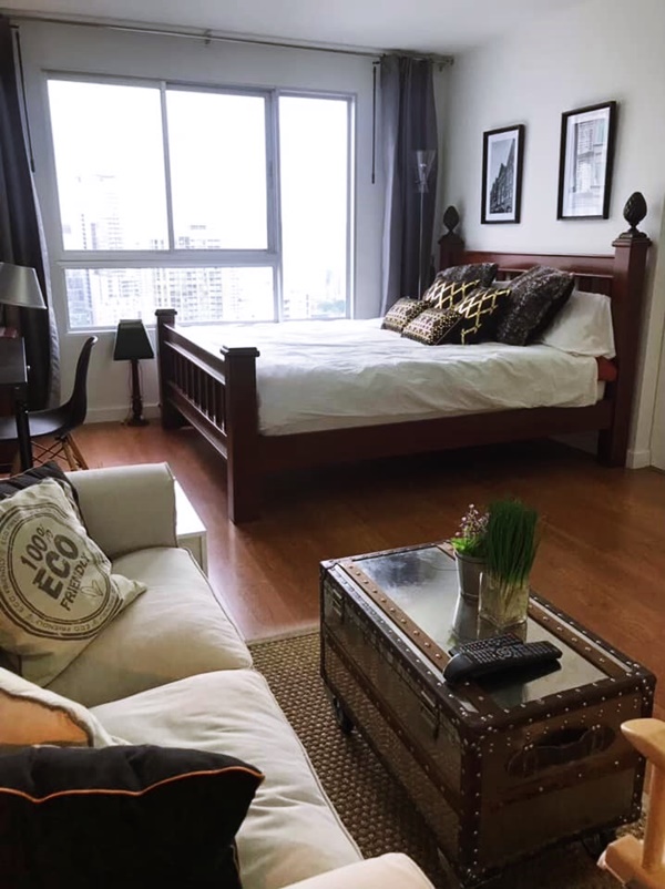 ให้เช่าคอนโด วัน เอ็กซ์ สุขุมวิท 26 พื้นที่ 34 ตร.ม. 1 ห้องนอน เช่า 18,000 บ/ด