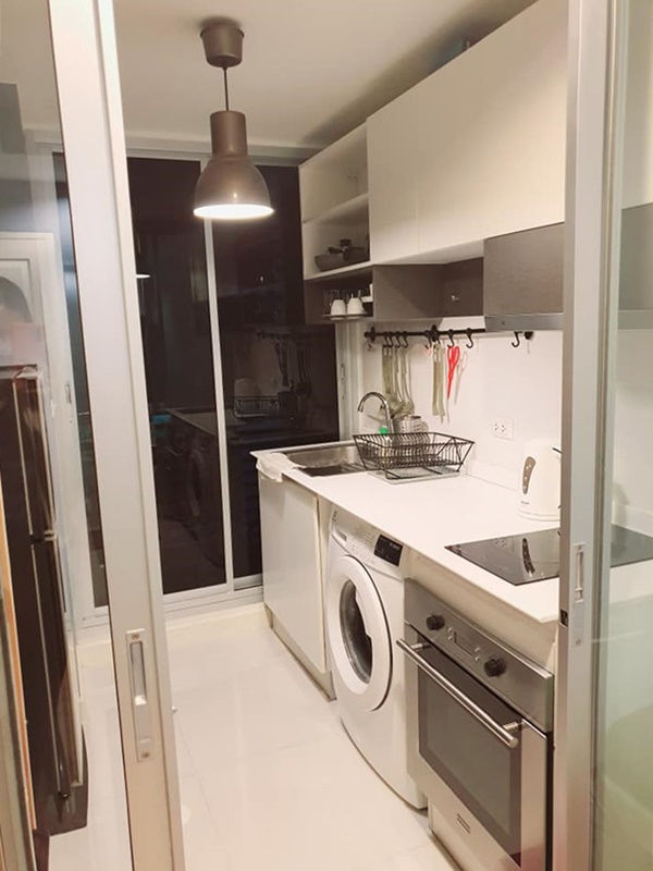 ให้เช่าคอนโด เดอะ คริส รัชดา พื้นที่ 32 ตรม. 1 ห้องนอน เช่า 10,000 บ/ด