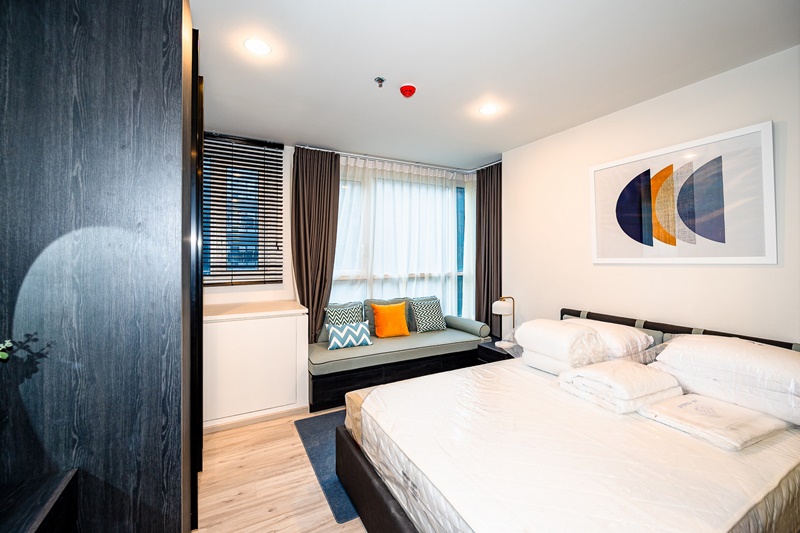 ให้เช่าคอนโด เอ็กซ์ที ห้วยขวาง พื้นที่ 29.43 ตร.ม. 1 ห้องนอน เช่า 14,000 บ/ด