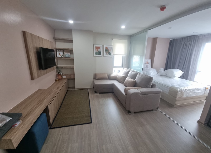 ขาย/ให้เช่าคอนโด พาร์ค รามอินทรา 31 ตร.ม. 1 ห้องนอน ให้เช่า 12,000 บ/ด ขาย 2.7 ล.