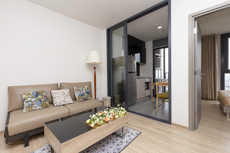 ให้เช่า เดอะ เบส การ์เดน พระราม 9 พื้นที่ 31.83 ตรม. 1 ห้องนอน เช่า 11,000 บ/ด