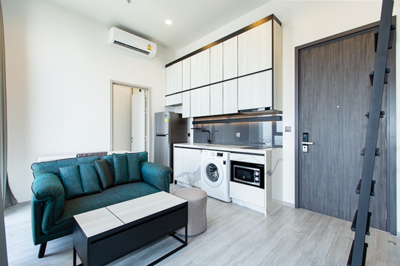 ให้เช่าคอนโด เดอะไลน์ สุขุมวิท 101 พื้นที่ 32.8 ตร.ม. 1 ห้องนอน เช่า 18,000 บ/ด