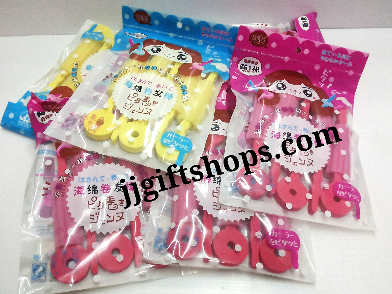 แกนฟองน้ำ ม้วนผม ไดโซะ แบบ 1 แพ็คมี 5 ชิ้น (สั่งซื้อ 3 แพ็คเหลือ 38 บาท )