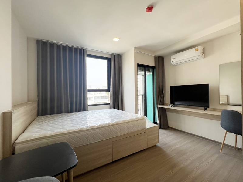 ให้เช่าคอนโด เดอะ มูฟ ราม 22 พื้นที่ 24 ตร.ม. 1 ห้องนอน เช่า 9,500 บ/ด