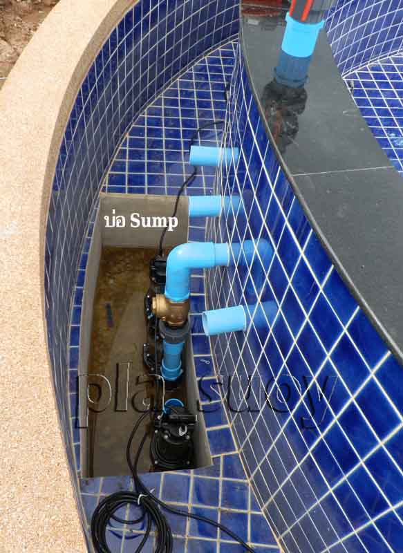 น้ำพุ ฮวงจุ้ย หน้าบ้าน คุณ อุษา บ่อน้ำพุวงกลม