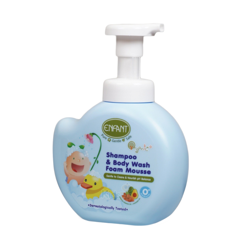 Enfant อองฟองต์ โฟม อาบน้ำสระผม มูสโฟม 400ml.