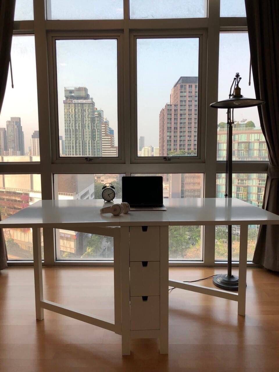 ให้เช่าคอนโด ณุศาศิริ แกรนด์ พื้นที่ 173 ตรม 3 ห้องนอน . วิวเมือง เช่า 85,000 บาท/เดือน