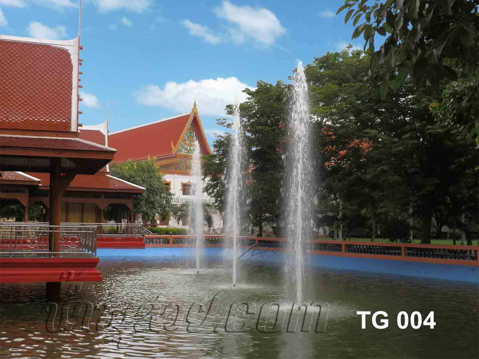 น้ำพุขาตั้ง 6 ชุด พร้อม Strainer ที่วัดตะโก จ.อยุธยา