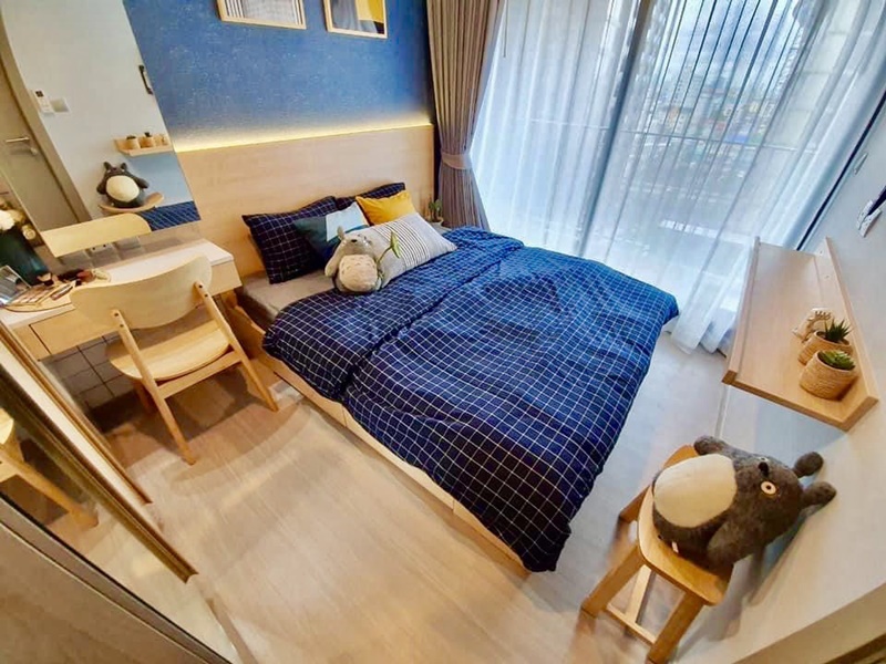 ให้เช่าคอนโด ไลฟ์ อโศก - พระราม 9 พื้นที่ 35.64 ตร.ม. 2 ห้องนอน เช่า 22,000 บ/ด