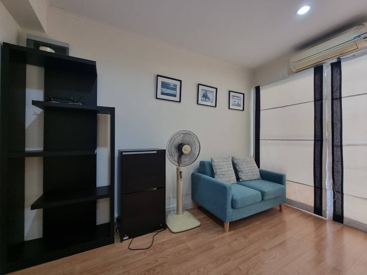 D8-28.1 คอนโดให้เช่า Lumpini Ville Ramintra-Laksi ชั้น 12 พื้นที่ 30 ตรม. วิวถนนโครงการ