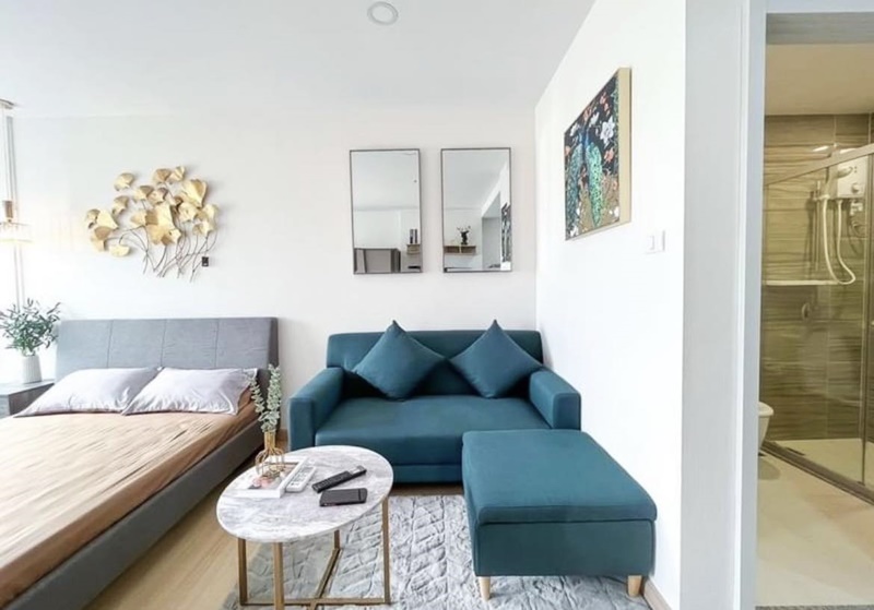 ให้เช่าศุภาลัย เวอเรนด้า พระราม 9 พื้นที่ 32 ตรม. สตูดิโอ เช่า 12,000 บาท/เดือน