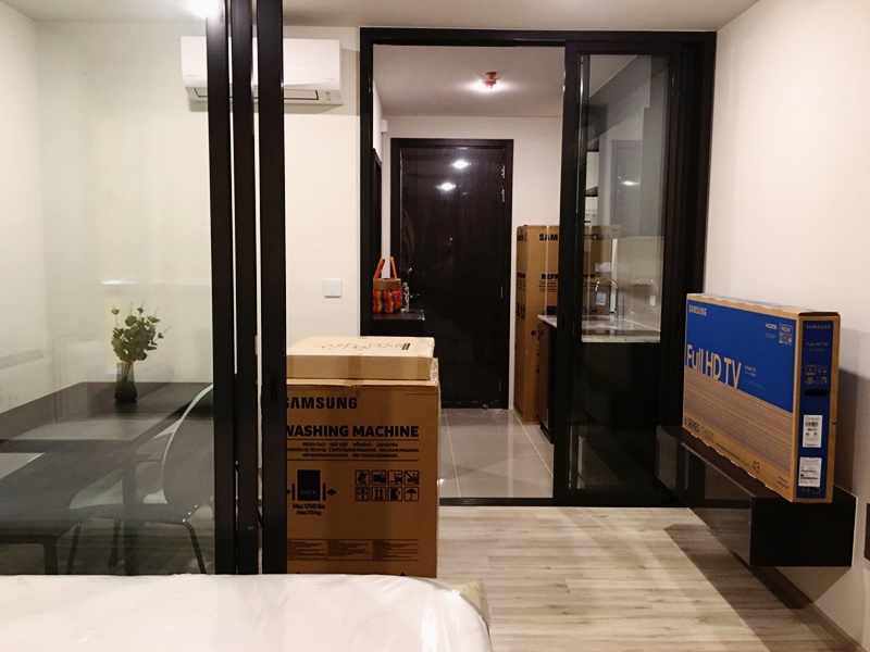 ให้เช่าคอนโด เอ็กซ์ที ห้วยขวาง พื้นที่ 29 ตร.ม. 1 ห้องนอน เช่า 18,000 บ/ด