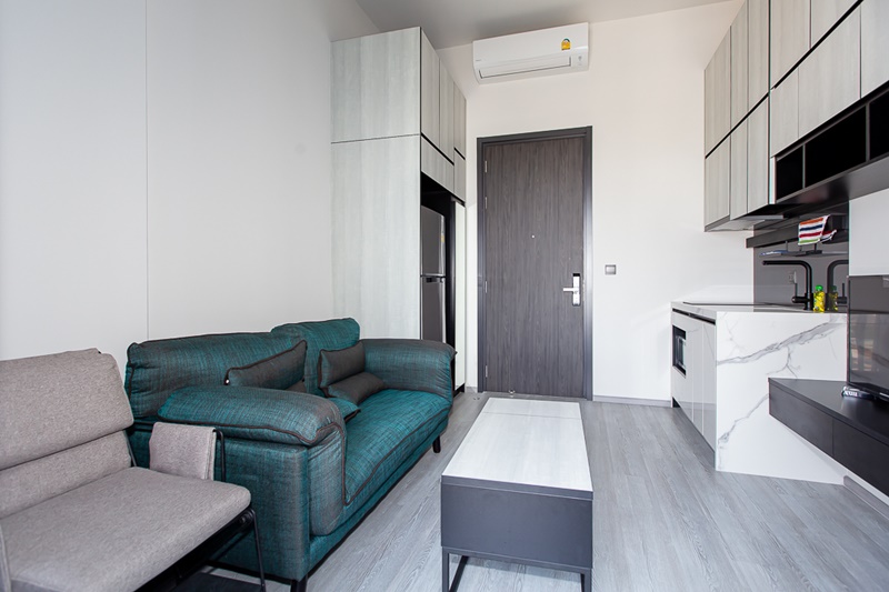 ให้เช่าคอนโด เดอะไลน์ สุขุมวิท 101 พื้นที่ 27.5 ตร.ม. 1 ห้องนอน เช่า 17,000 บ/ด